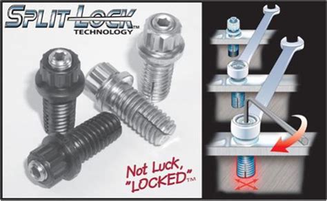 staking a bolt.